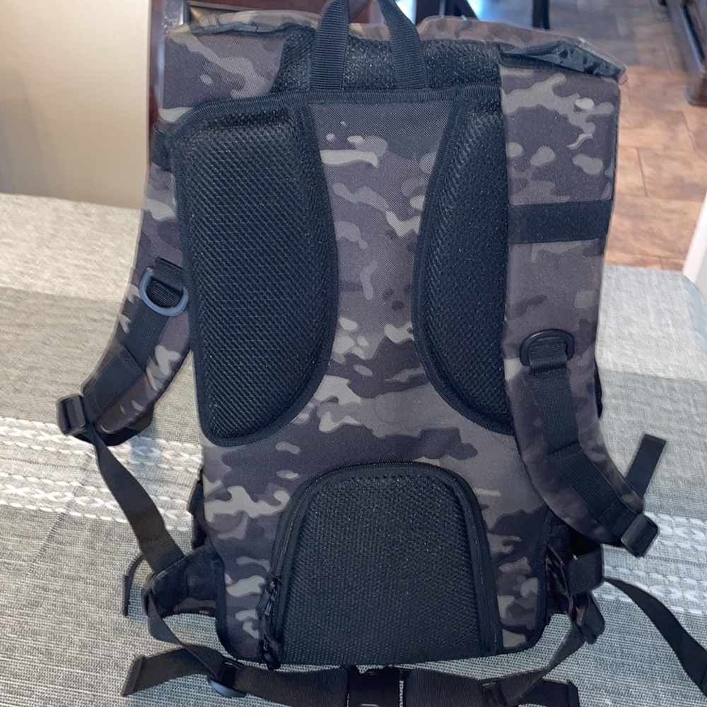Tactical Camo Backpack – Black Camo - Picture 3 of 8